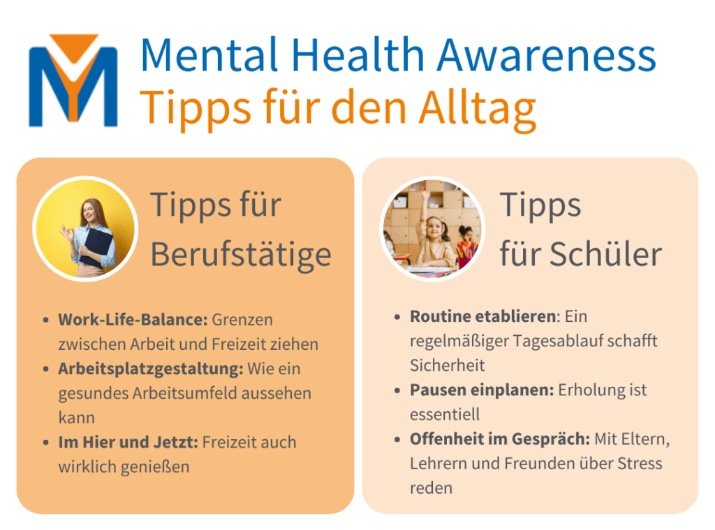 Mental Health Awareness Tipps gegen Stress